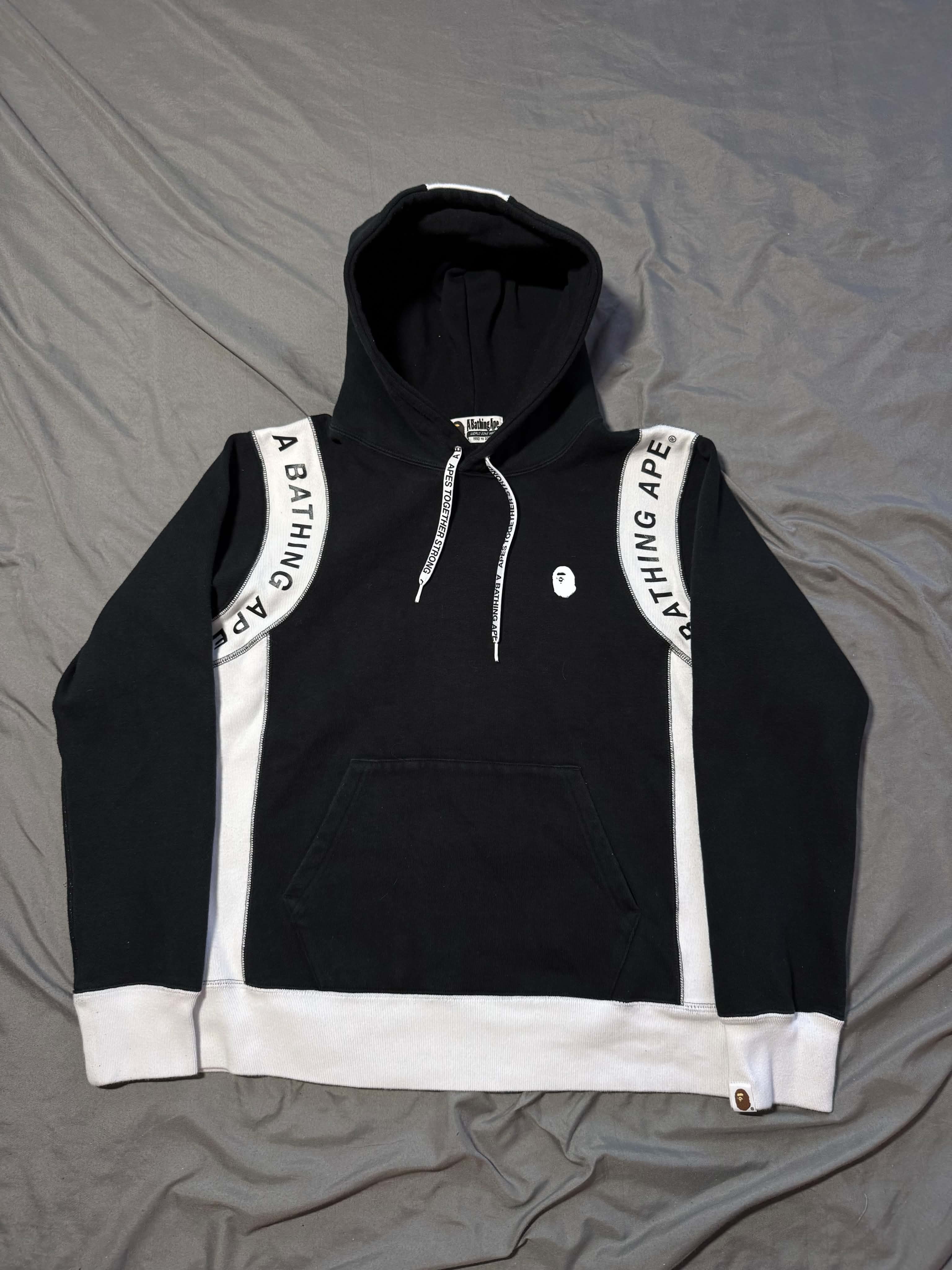 Bape Logo Trim Hoodie