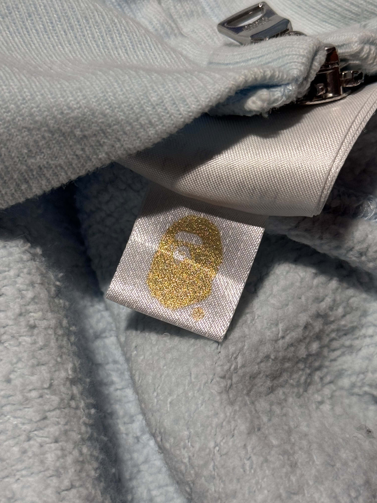 Bape Tiger Abc Blue Camo Full-Zip Hoodie