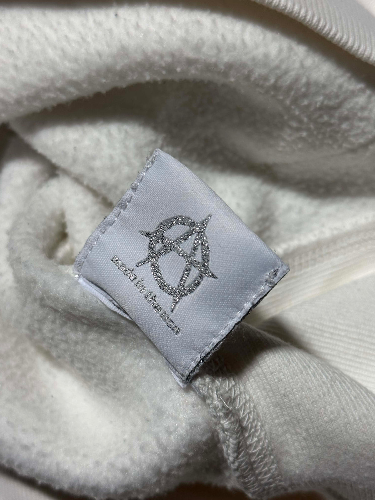 Revenge White and Red Hoodie