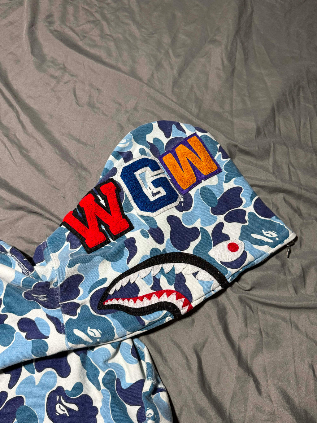 Bluza Bape Shark Abc Blue Camo