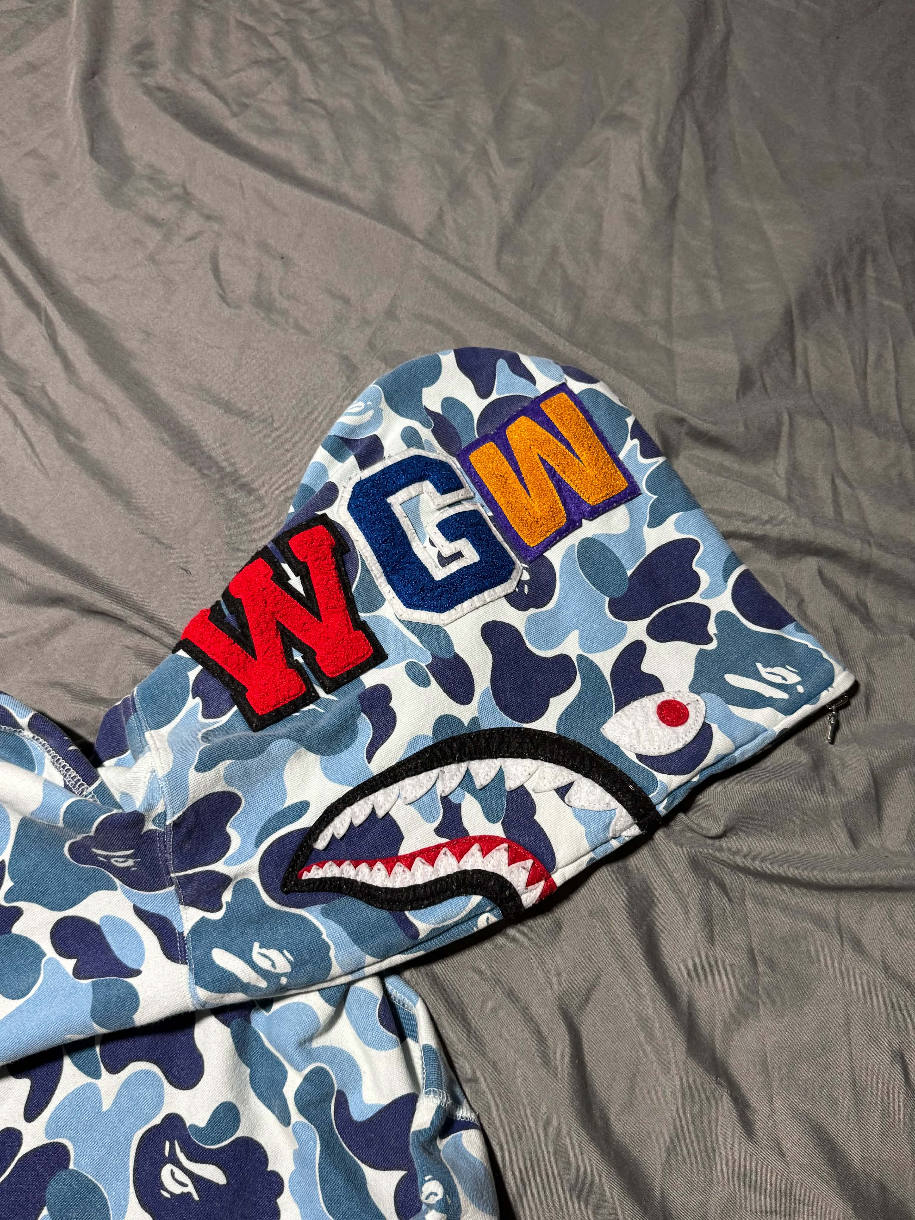 Bluza Bape Shark Abc Blue Camo