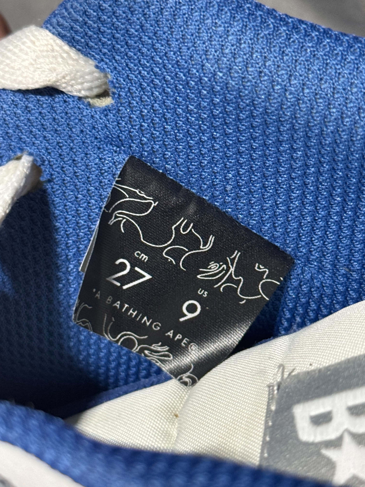 Bape Sk8 Sta White Blue