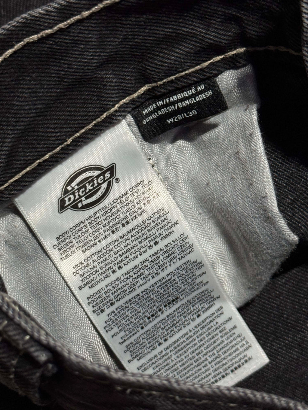Spodnie Dickies Jeansy Czarne