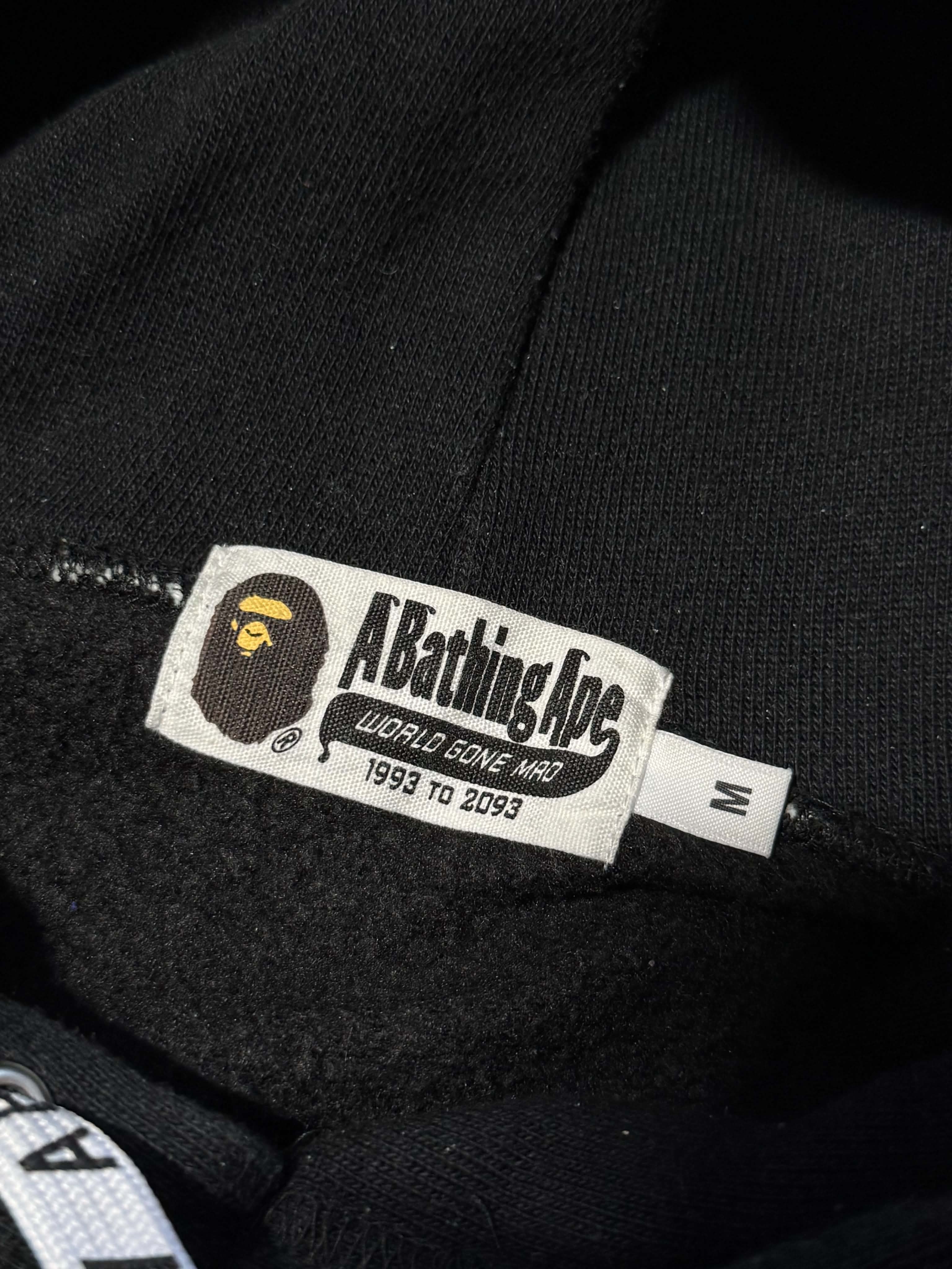 Bape Logo Trim Hoodie