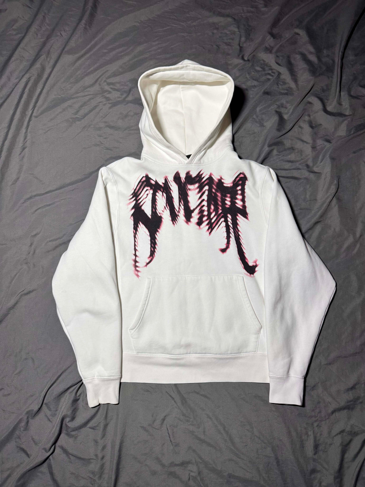 Revenge White and Red Hoodie