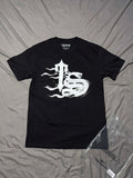 Trapstar Flame Print Tee Black